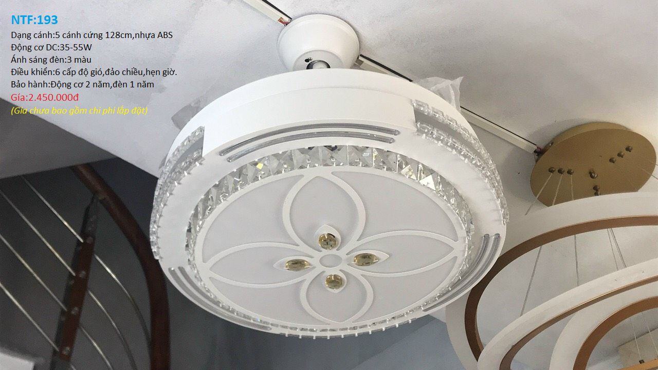 Quạt trần cụp xòe 193